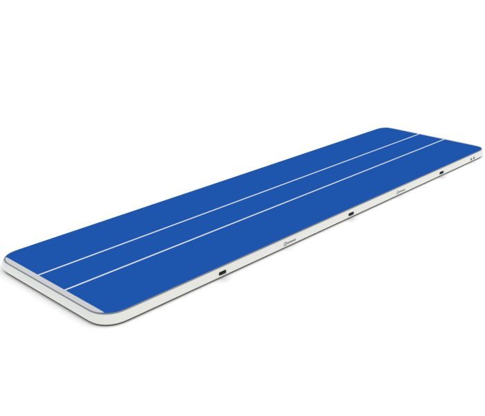 Airtrack 12spring 1200x300x20 cm Plus Blauw/wit