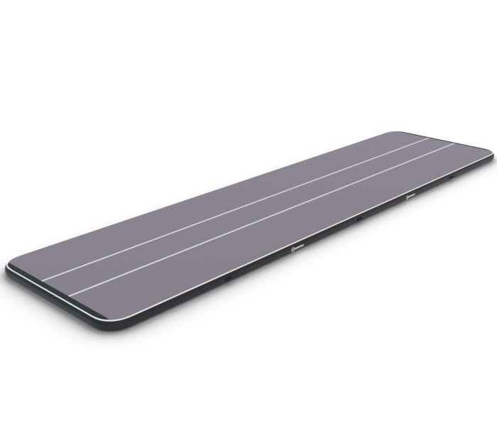 Airtrack 12spring 1200x300x20 cm Plus Zwart/grijs