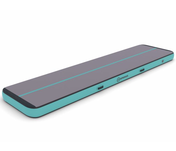 Airtrack 12spring 400x100x20 cm Plus Mintgroen/grijs