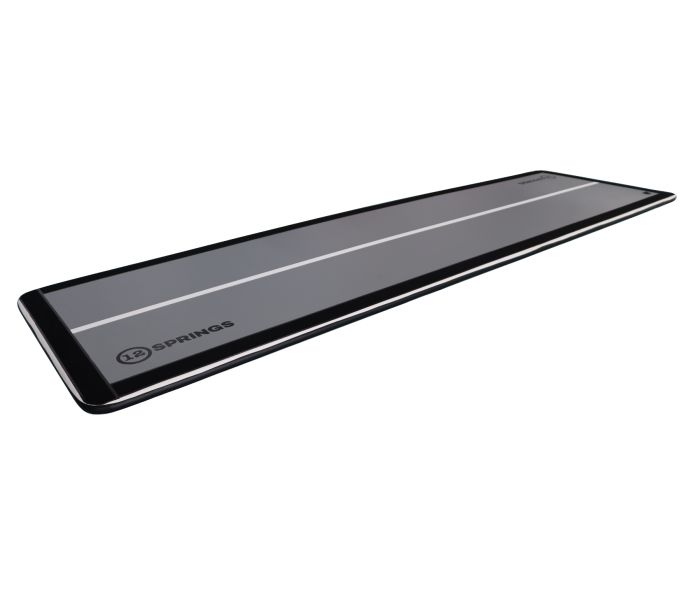 Airtrack 12spring 600x150x5 cm Slim Schwarz/Grau