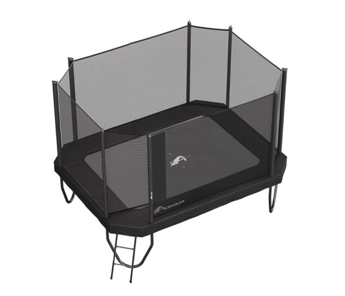 Rechteckige trampolin Akrobat Primus Challenger Plus 335x244 cm mit Sicherheitsnetz