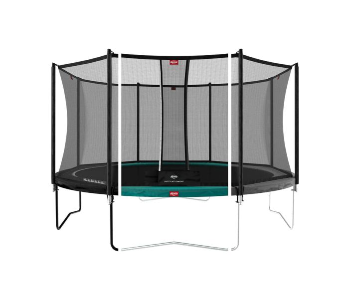 Berg Favorit Trampolin 430 mit comfort sicherheitsnetz