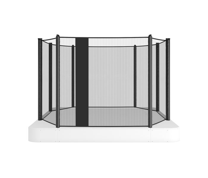 Komplett Trampolin Sicherheitsnetz 335 x 244 Capital Play/Akrobat