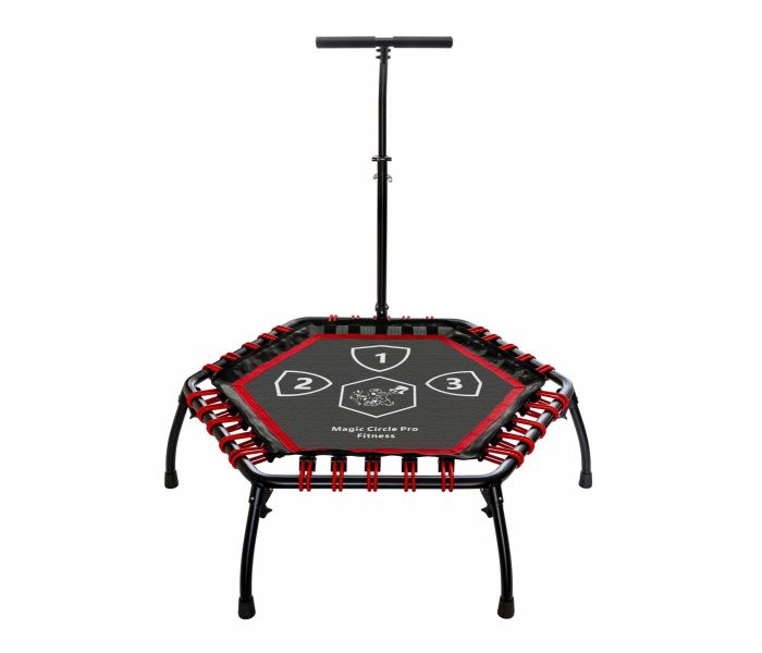 Fitness Trampolin Magic Circle Pro Hexagon 100 cm Rot