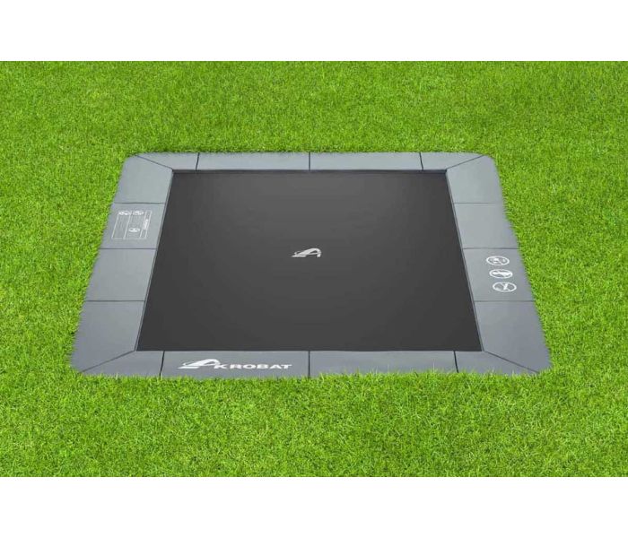Flat to the ground Trampoline Rechthoekig Akrobat Orbit 335x244 cm