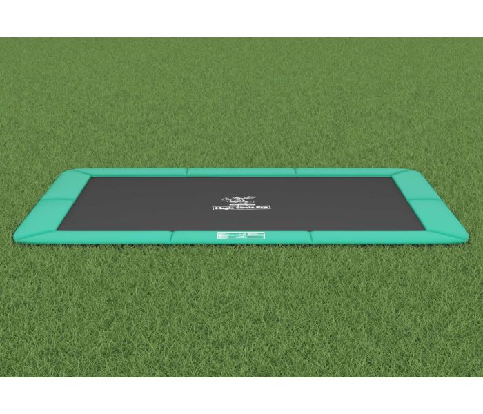 Flat to the ground Trampoline Rechthoekig Magic Circle Pro Groen 244x366 cm