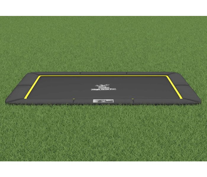 Flat to the ground Trampoline Rechthoekig Magic Circle Pro Zwart 244x366 cm