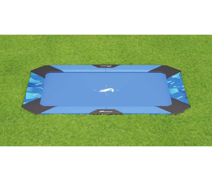 Flat to the ground Trampolin Rechteck Akrobat XCITYX 430x305 cm