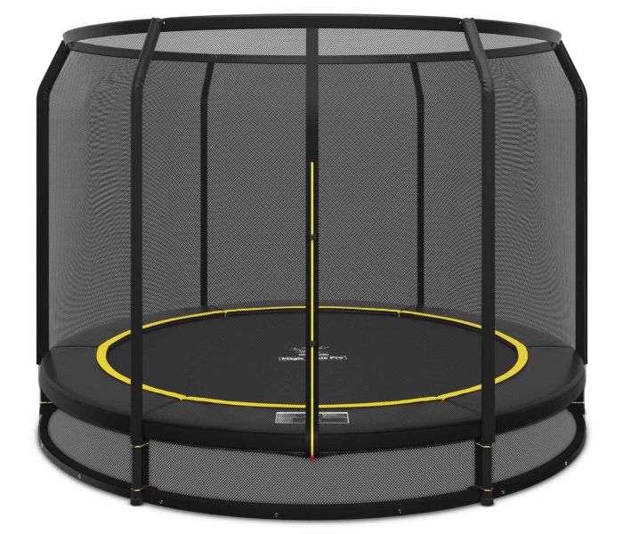 Ingraaf Trampoline Magic Circle Pro Black 251 cm met veiligheidsnet