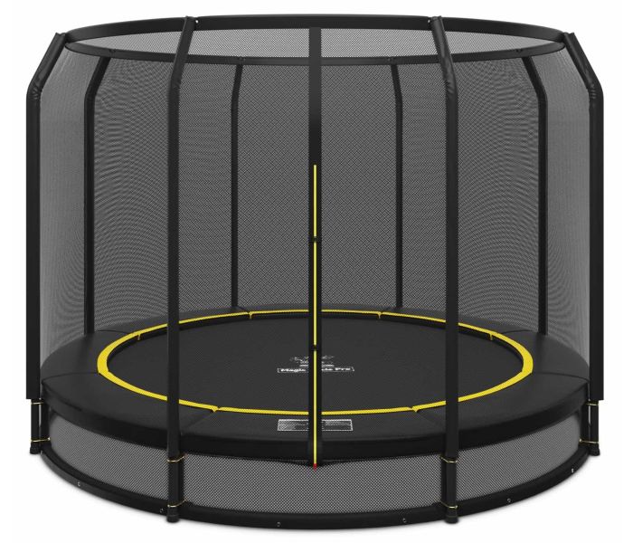 Ingraaf Trampoline Magic Circle Pro Black 305 cm met veiligheidsnet