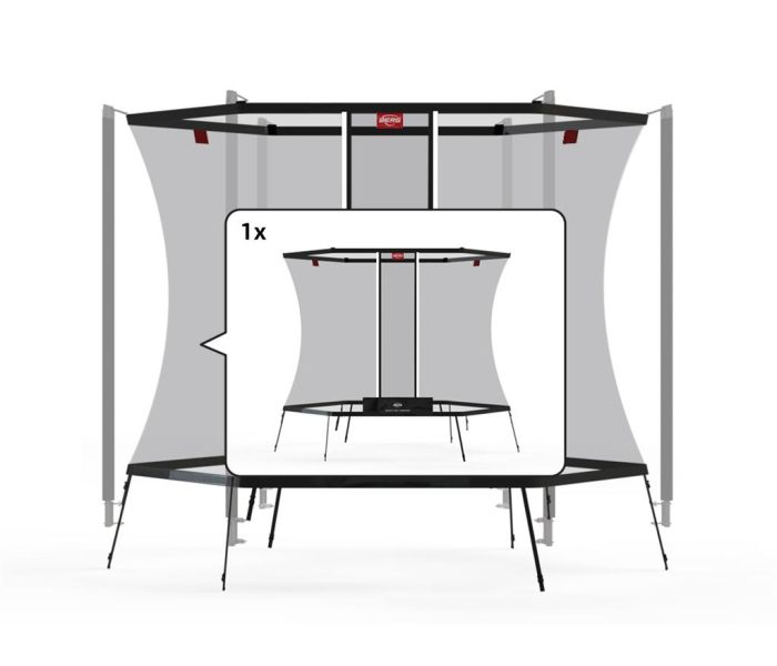 Los veiligheidsnet voor Berg comfort trampoline 330 cm - 3 poten(zonder palen)