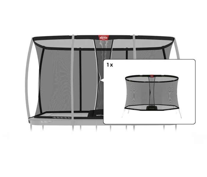 Los veiligheidsnet voor rechthoekige Berg Ultim deluxe trampoline 330x220 cm