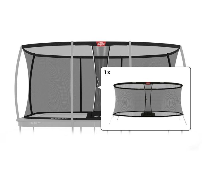 Los veiligheidsnet voor rechthoekige Berg Ultim deluxe XL trampoline 500x300 cm