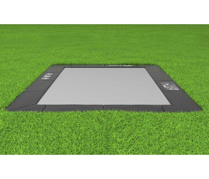 Flat to the ground Trampoline Akrobat Primus Rechthoekig Black 380 x 250 cm