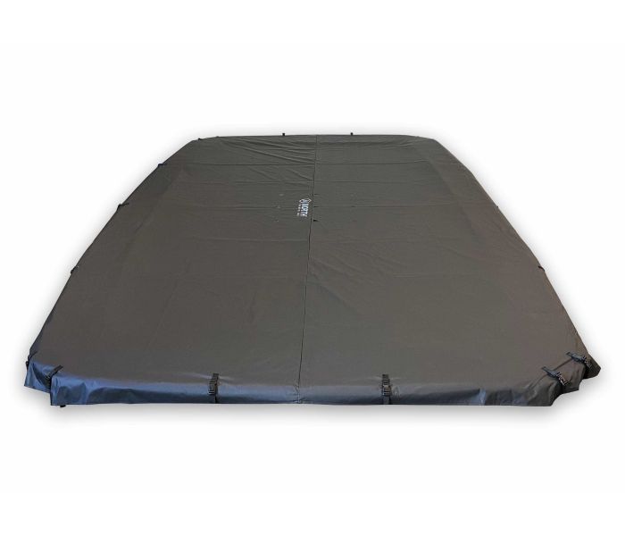 Trampolin Abdeckplane Flat To The Ground Rechteckig 360x250 cm North Schwarz