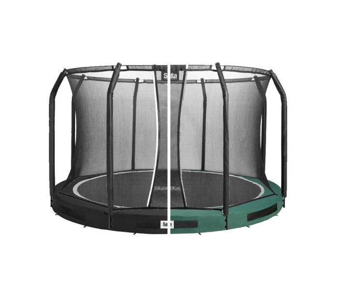Salta Premium Ground Ingraaf Trampoline 396 met veiligheidsnet