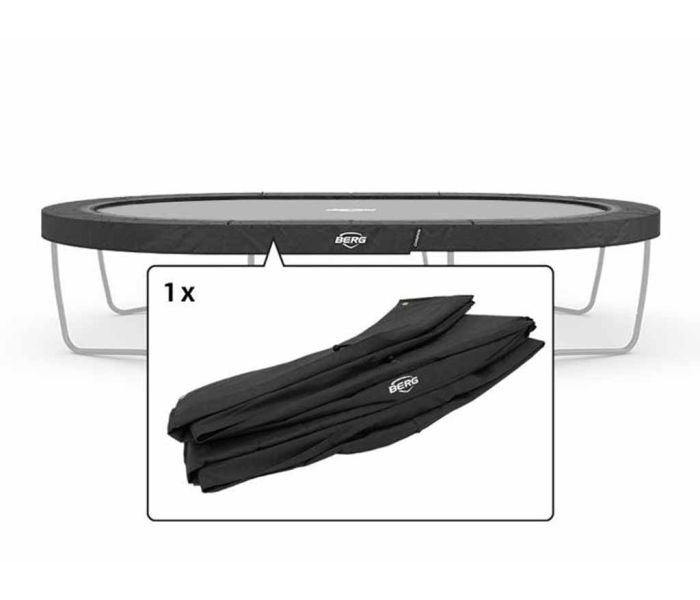 Trampoline Rand ovaal Berg Champion Grand 470x310 cm Grijs