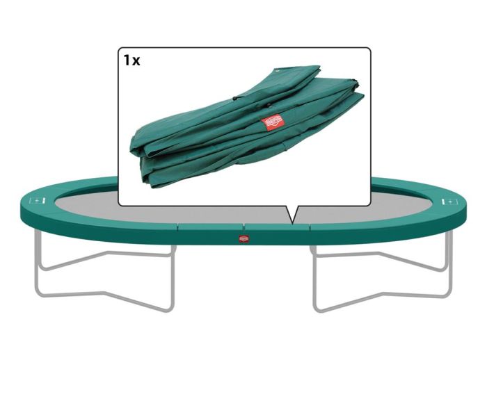 Trampoline Rand ovaal Berg Champion Grand 470x310 cm Groen