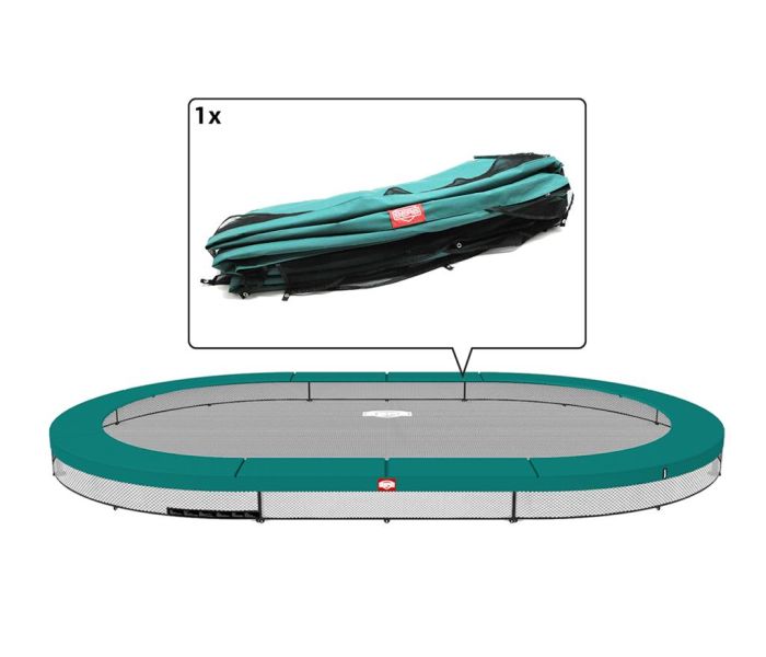 Trampoline Rand ovaal Berg Favorit Grand inground 520x345 cm Groen