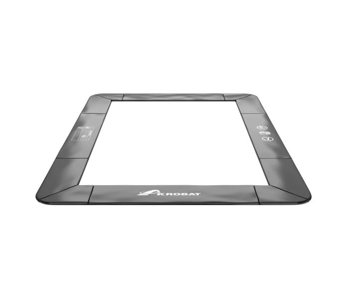 Trampoline Rand Rechthoekig Flat To The Ground Akrobat Primus 330x250 cm Zwart